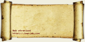 Žanka Bzeničanin vizit kartica